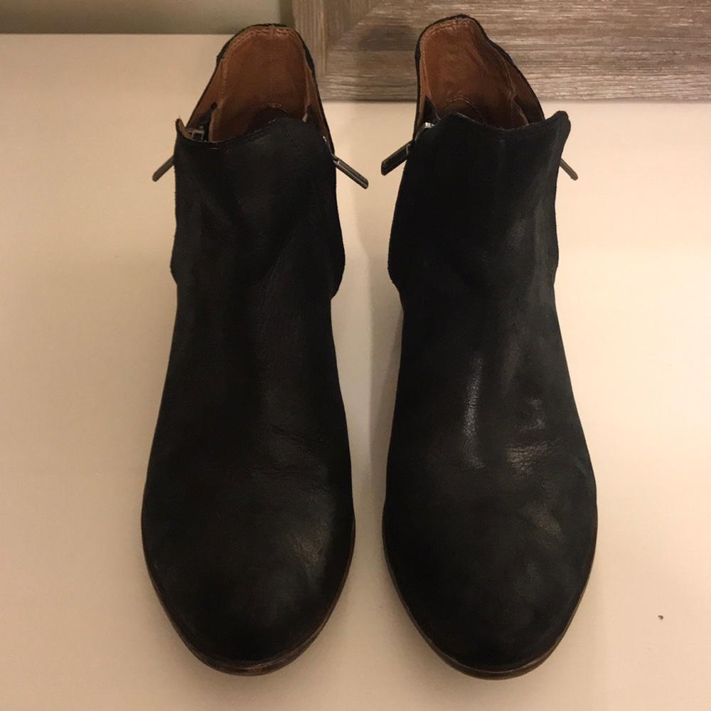 Lucky Brand Black leather booties
